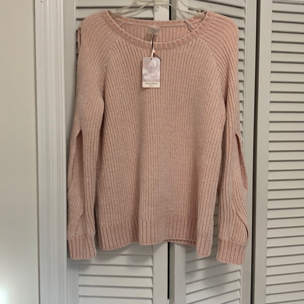 Last Camila Chenille seater in pale peachy pink. Size M